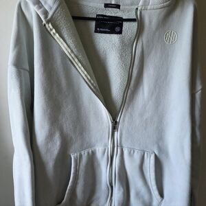 Ninth Hall Fundamentals Oversized Sherpa-Lined Zip Hoodie – Size S